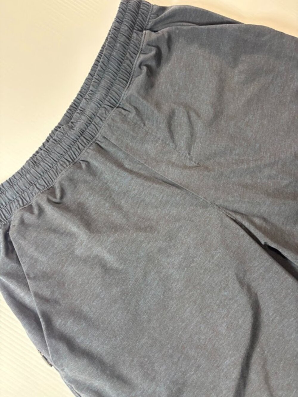 Lululemon Men’s Pace Breaker Lined Shorts Heathered Blue Medium 9” Performance